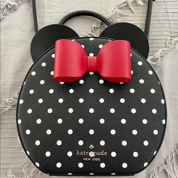 BNWOT! Kate Spade Minnie Mouse Crossbody Bag With Detachable Strap - Picture 2 of 15